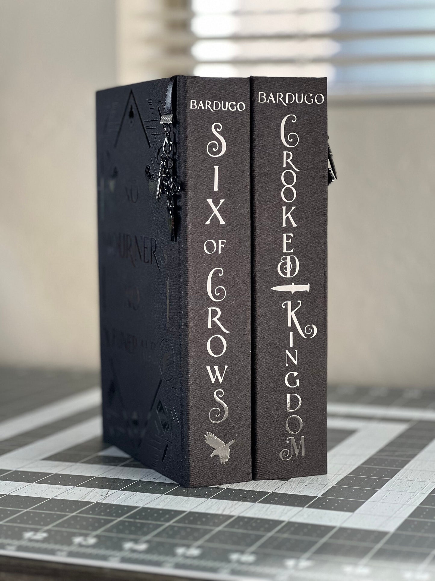 The Six of Crows Darkened Duology (NO SLIPCASE) Handcrafted Rebound Rebind Hardcover by Leigh Bardugo