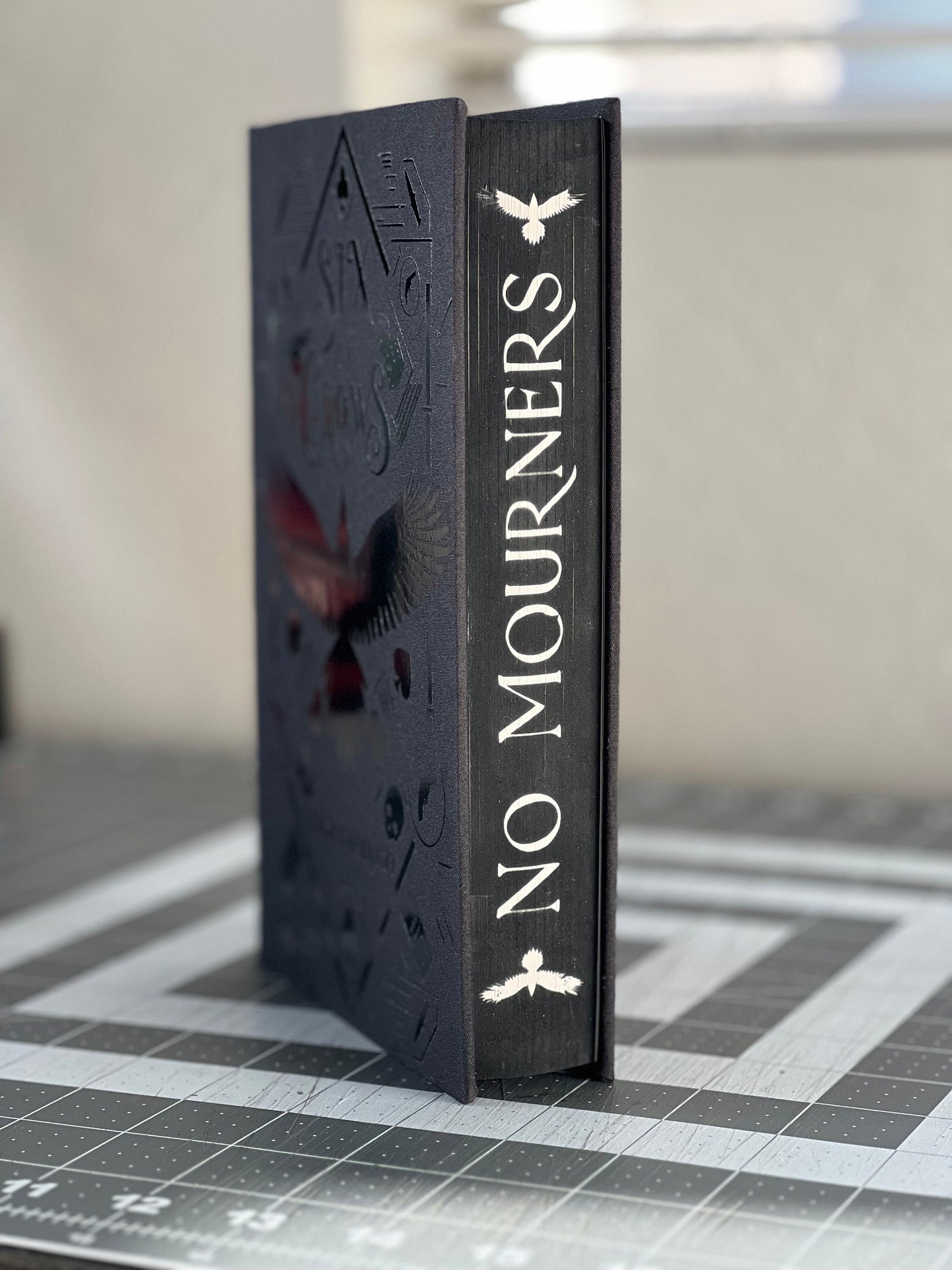 The Six of Crows Darkened Duology Handcrafted Rebound Rebind Hardcover by Leigh Bardugo