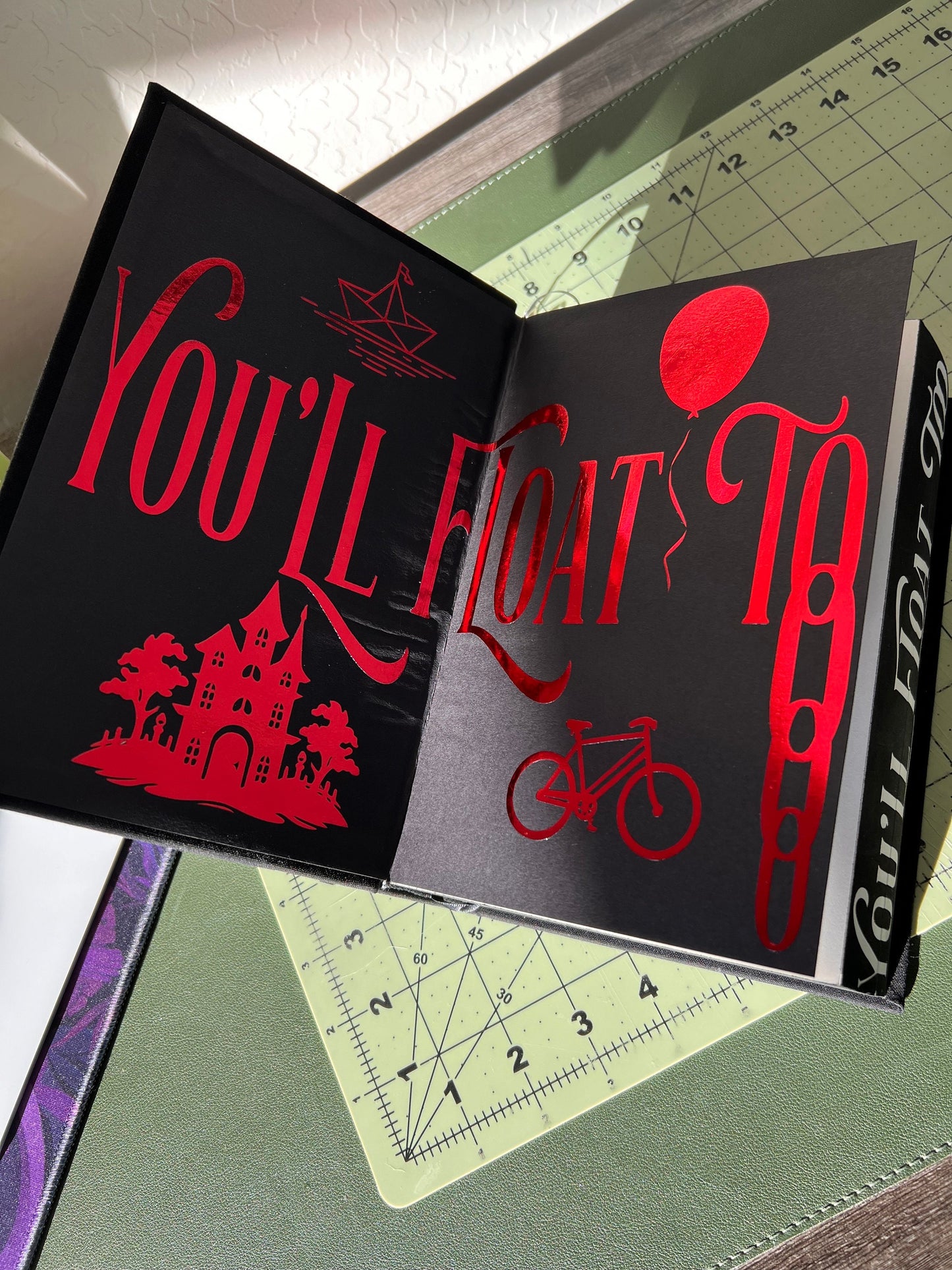 IT by Stephen King Handcrafted Rebound Hardcover Special Edition