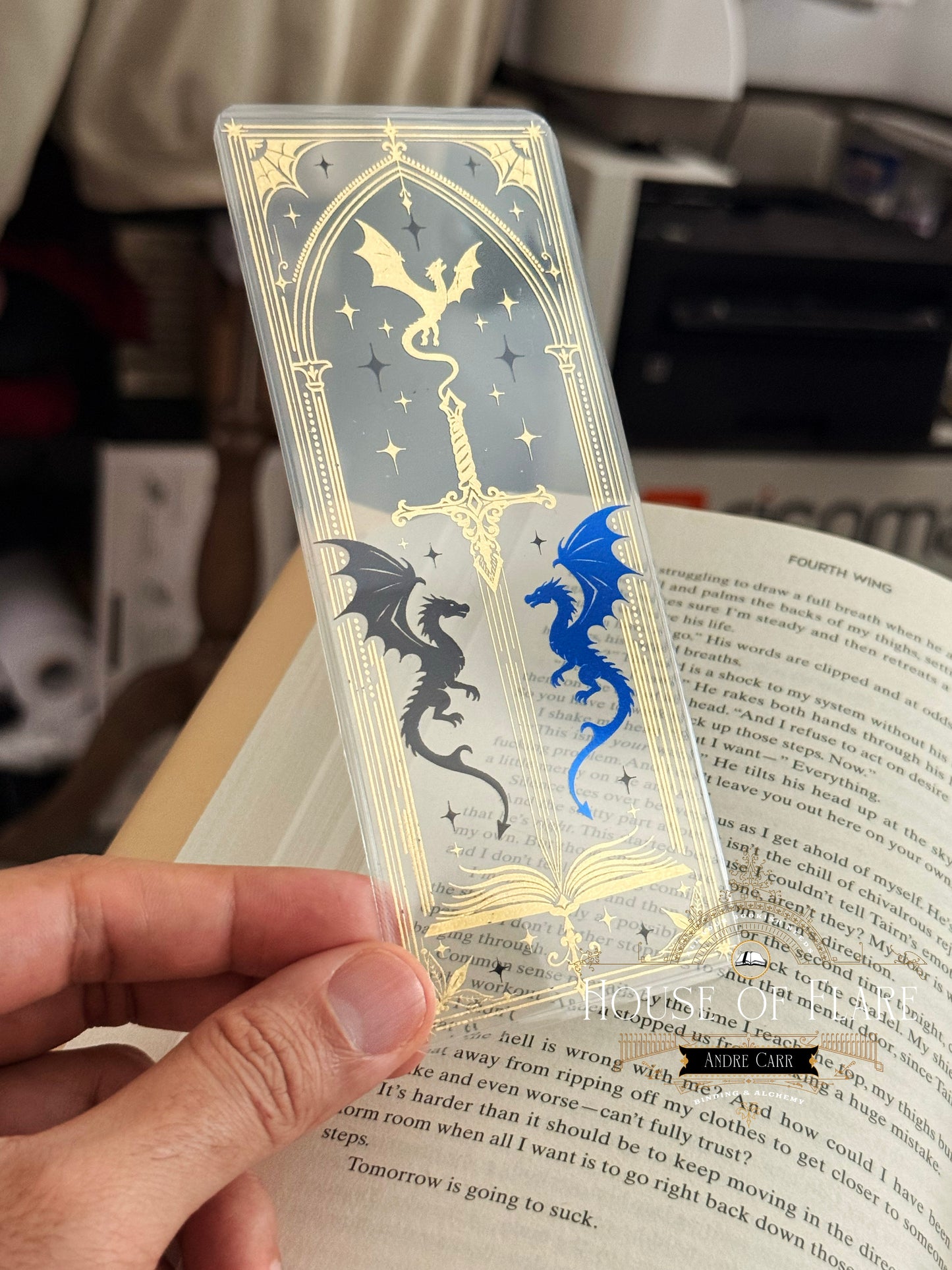 Trinity Dragons | Transparent Bookmark