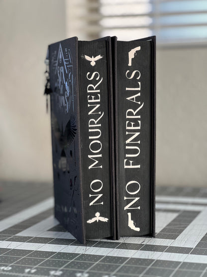 The Six of Crows Darkened Duology (NO SLIPCASE) Handcrafted Rebound Rebind Hardcover by Leigh Bardugo