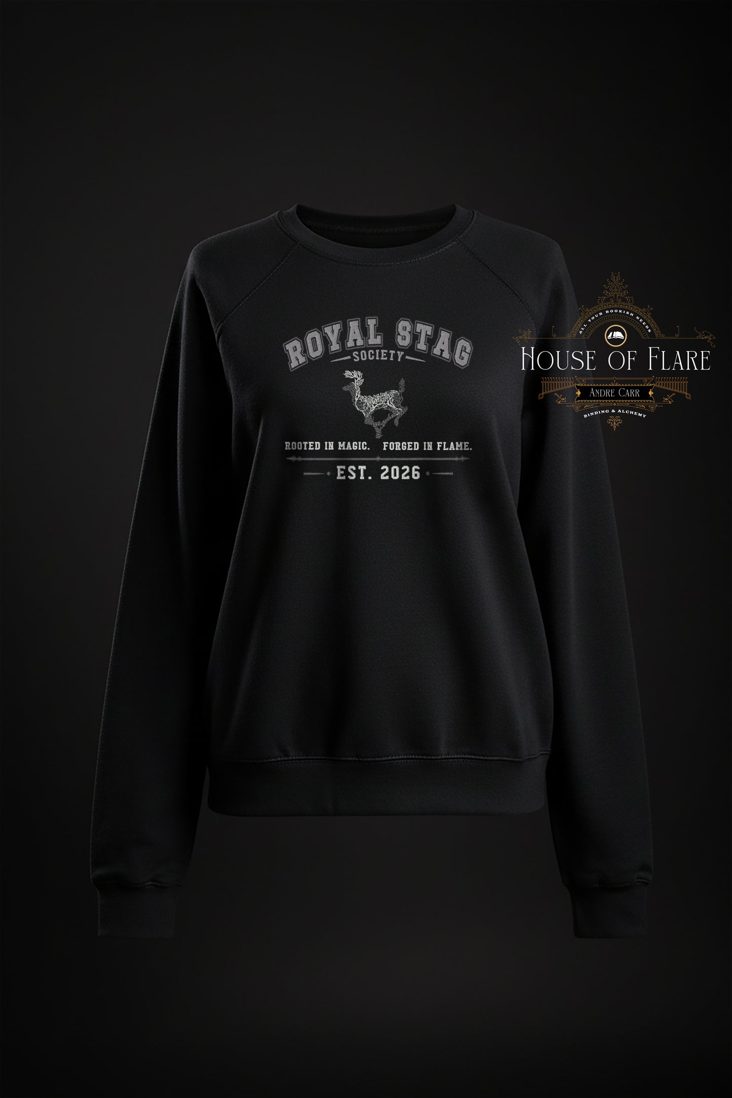 "Royal Stag Society" - Sweater/Hoodie Embroidered Unisex