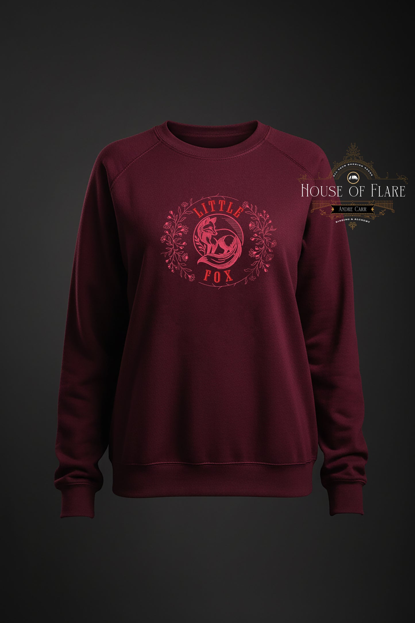 "Little Fox" - Sweater/Hoodie Embroidered Unisex