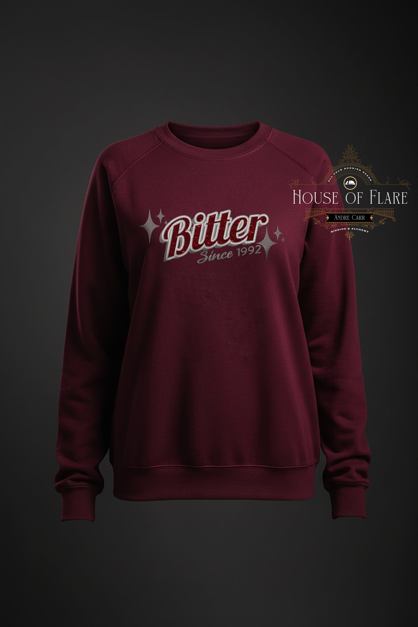 "BITTER" - Embroidered Unisex Sweater