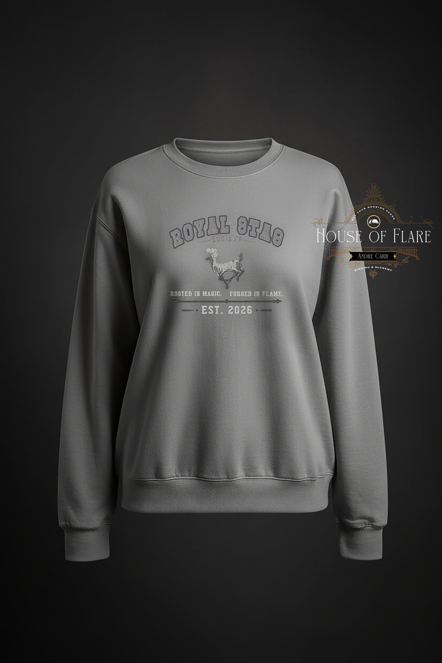 "Royal Stag Society" - Sweater/Hoodie Embroidered Unisex