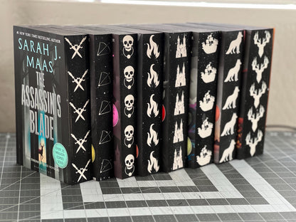 The Throne of Glass Sprayed Edges Collection Set