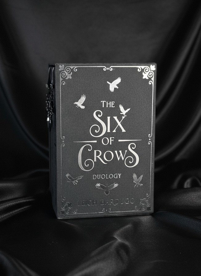 The Six of Crows Darkened Duology Handcrafted Rebound Rebind Hardcover by Leigh Bardugo
