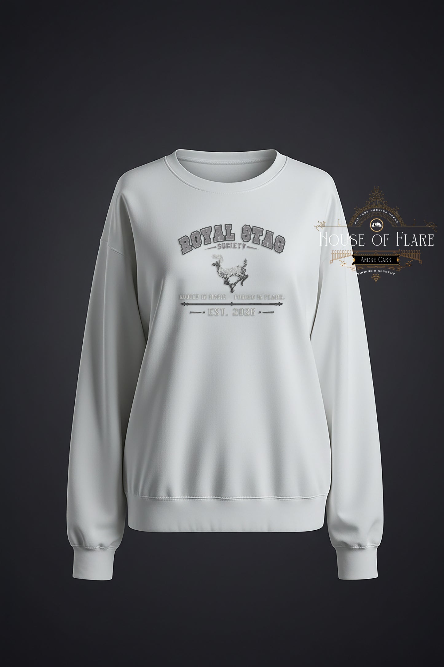 "Royal Stag Society" - Sweater/Hoodie Embroidered Unisex