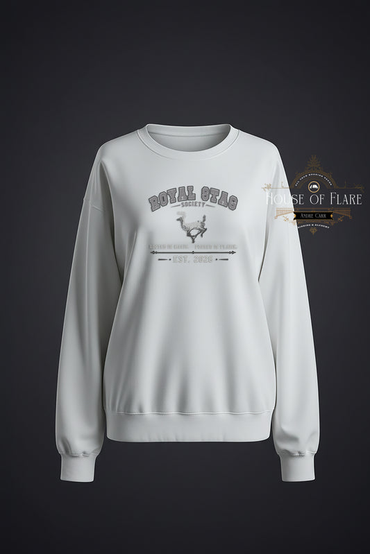 "Royal Stag Society" - Sweater/Hoodie Embroidered Unisex