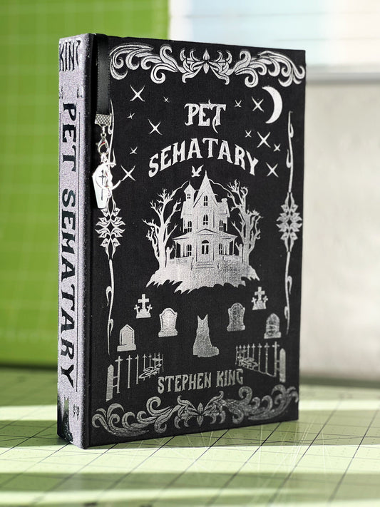 Pet Sematary by Stephen King Handcrafted Rebounded Hardcover Special Edition