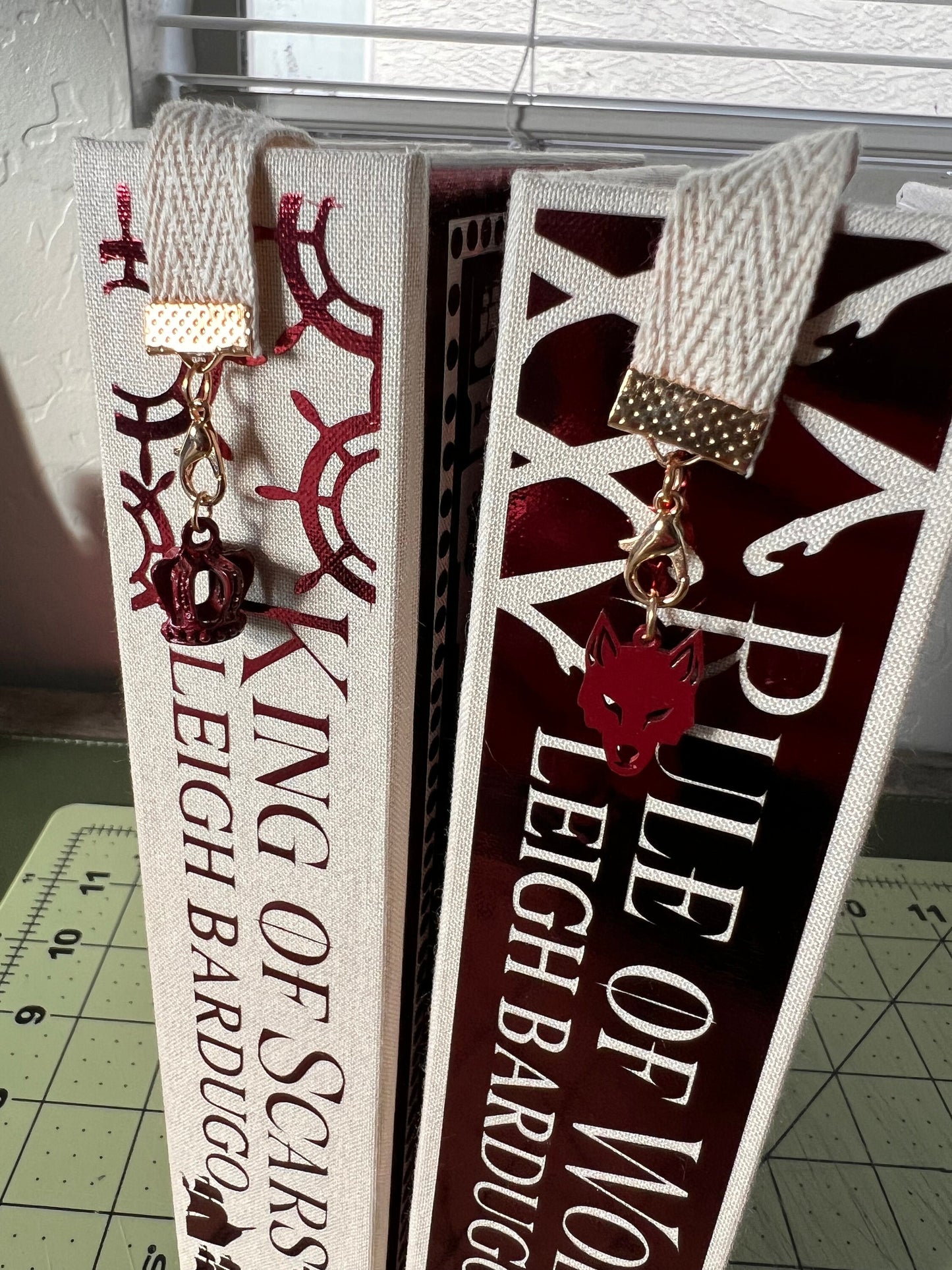 King of Scars & Rule of Wolves by Leigh Bardugo Handcrafted Rebounded Hardcover Special Edition Rebind