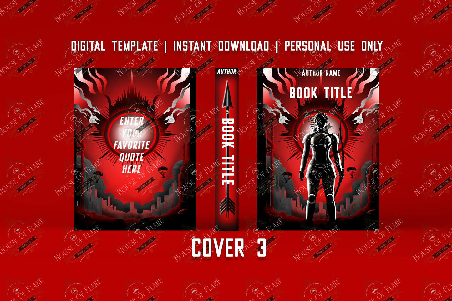 Red Rebellion Series | DIGITAL TEMPLATES