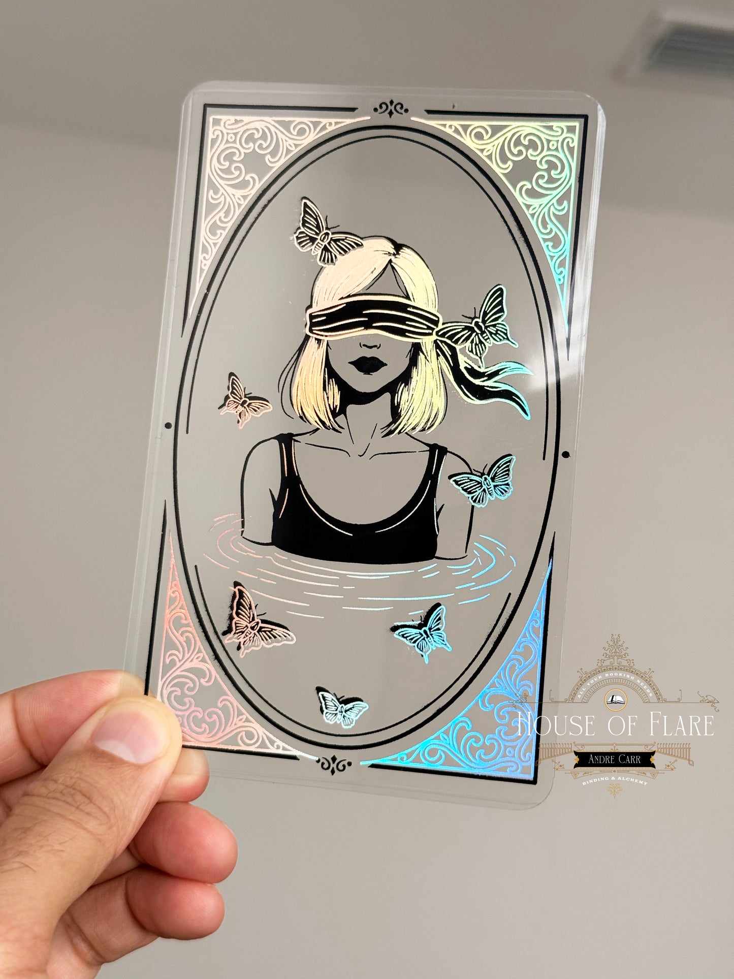 Bartholomew | Holographic Transparent Bookmarks