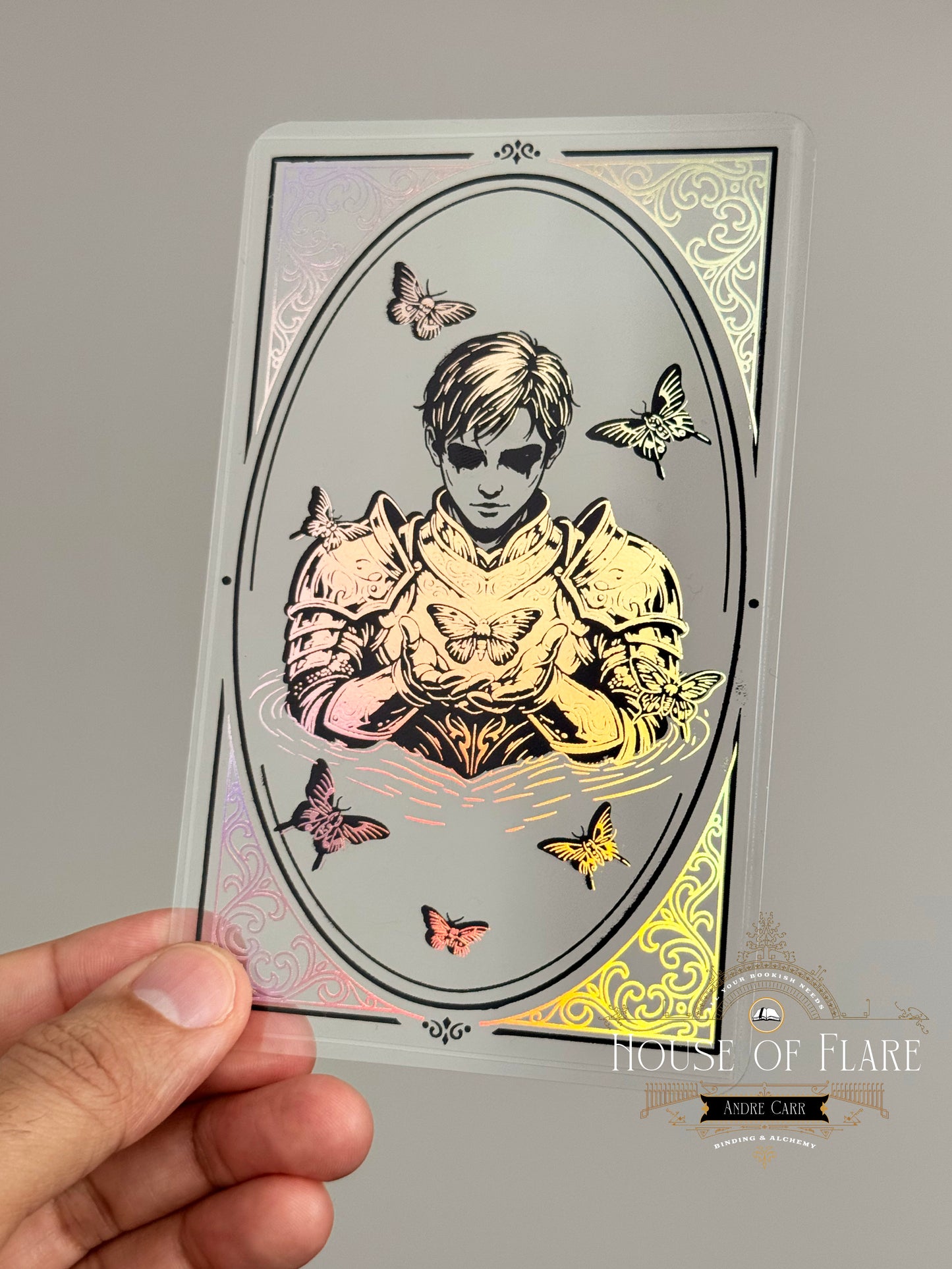 Bartholomew | Holographic Transparent Bookmarks