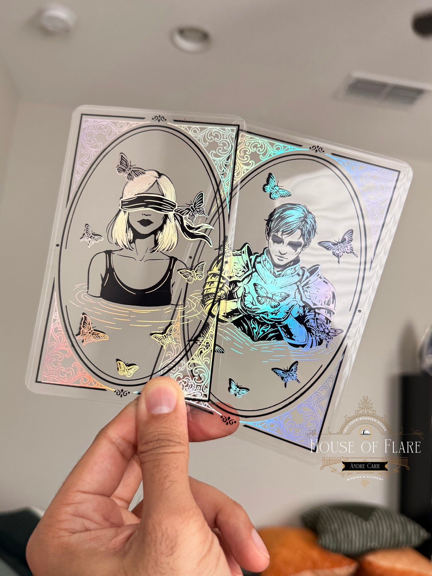 Bartholomew | Holographic Transparent Bookmarks