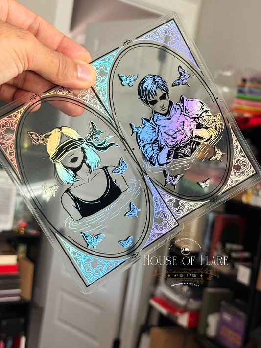 Bartholomew | Holographic Transparent Bookmarks