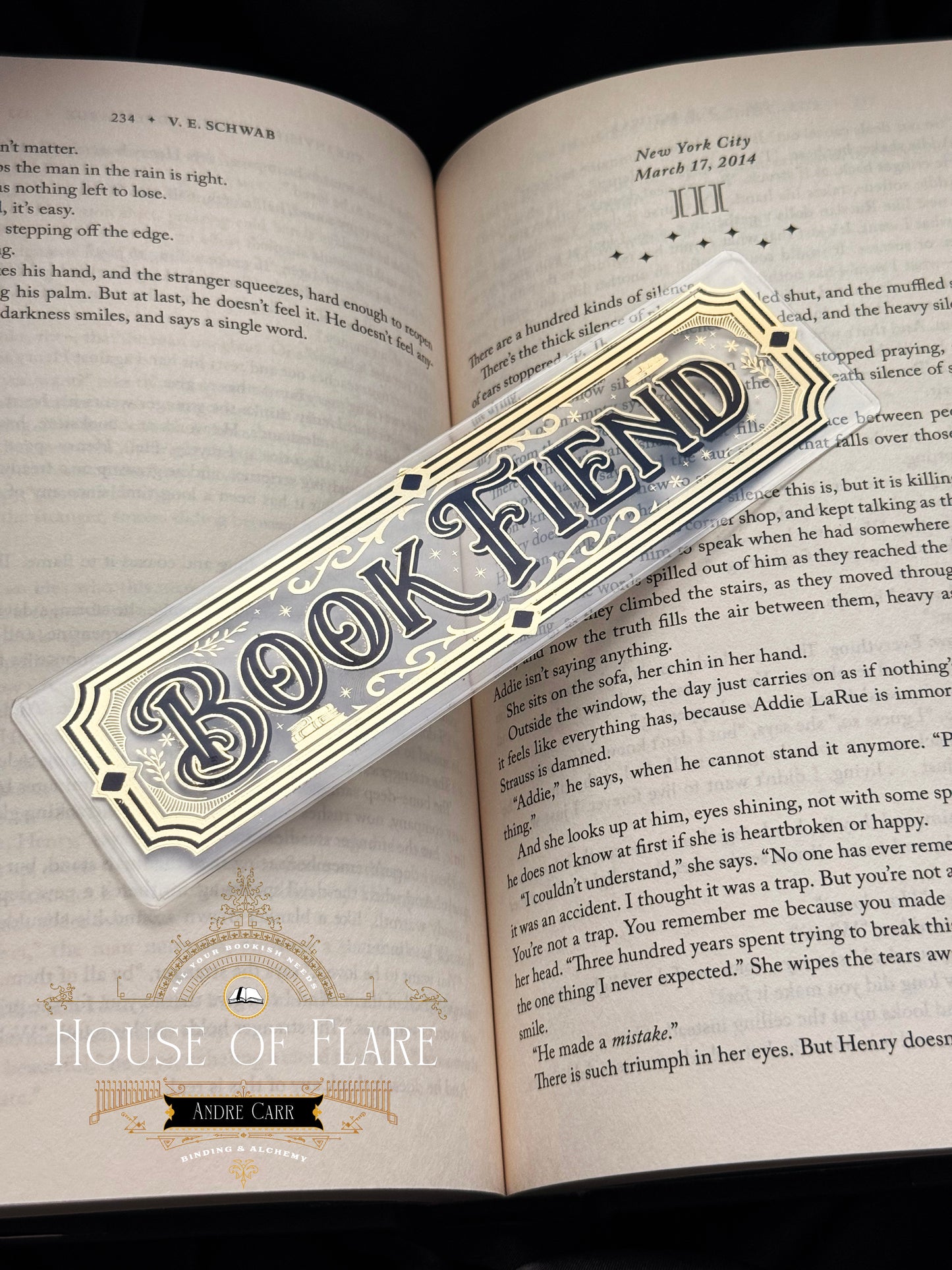 Book Fiend | Transparent Bookmarks