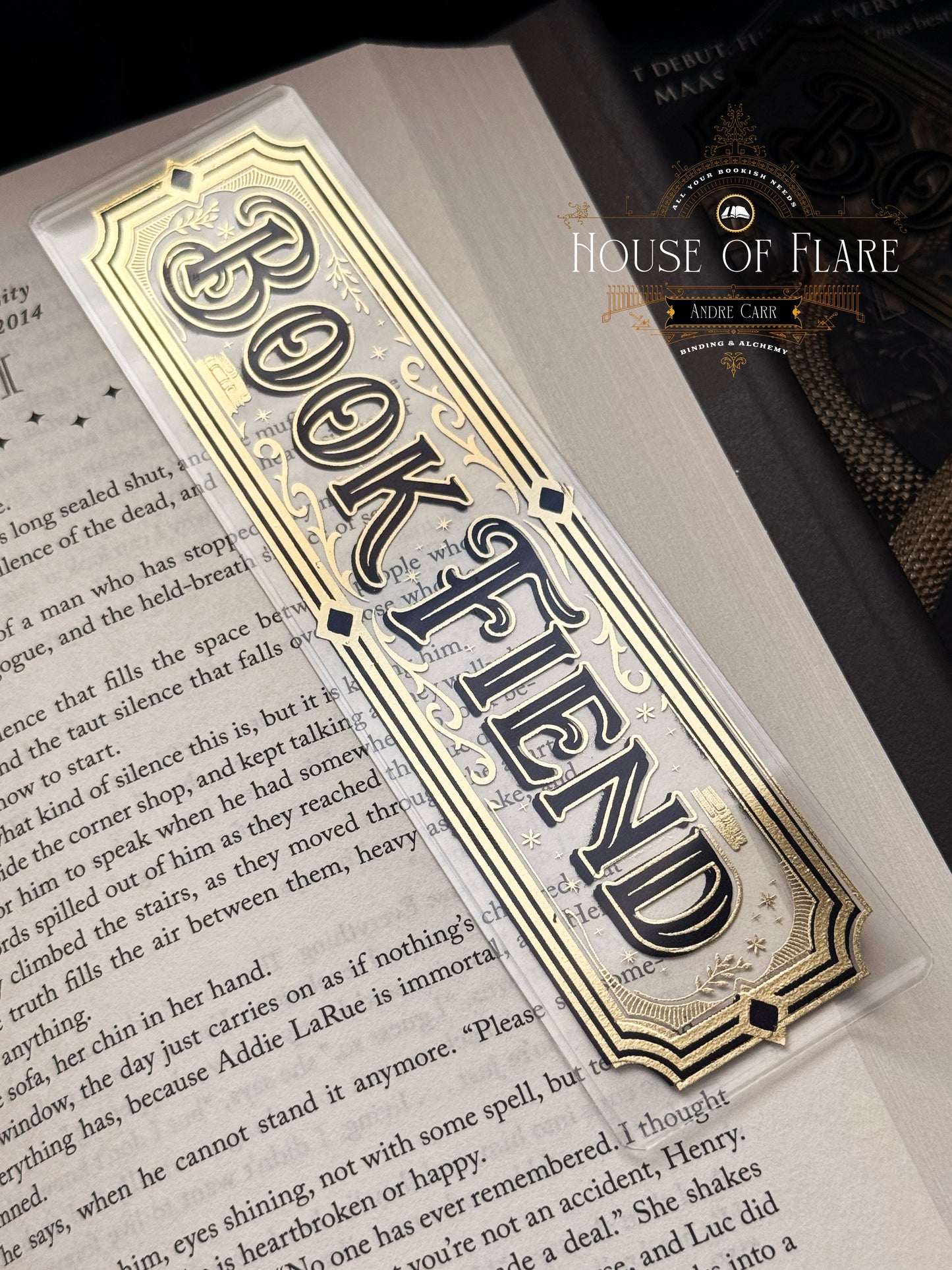 Book Fiend | Transparent Bookmarks