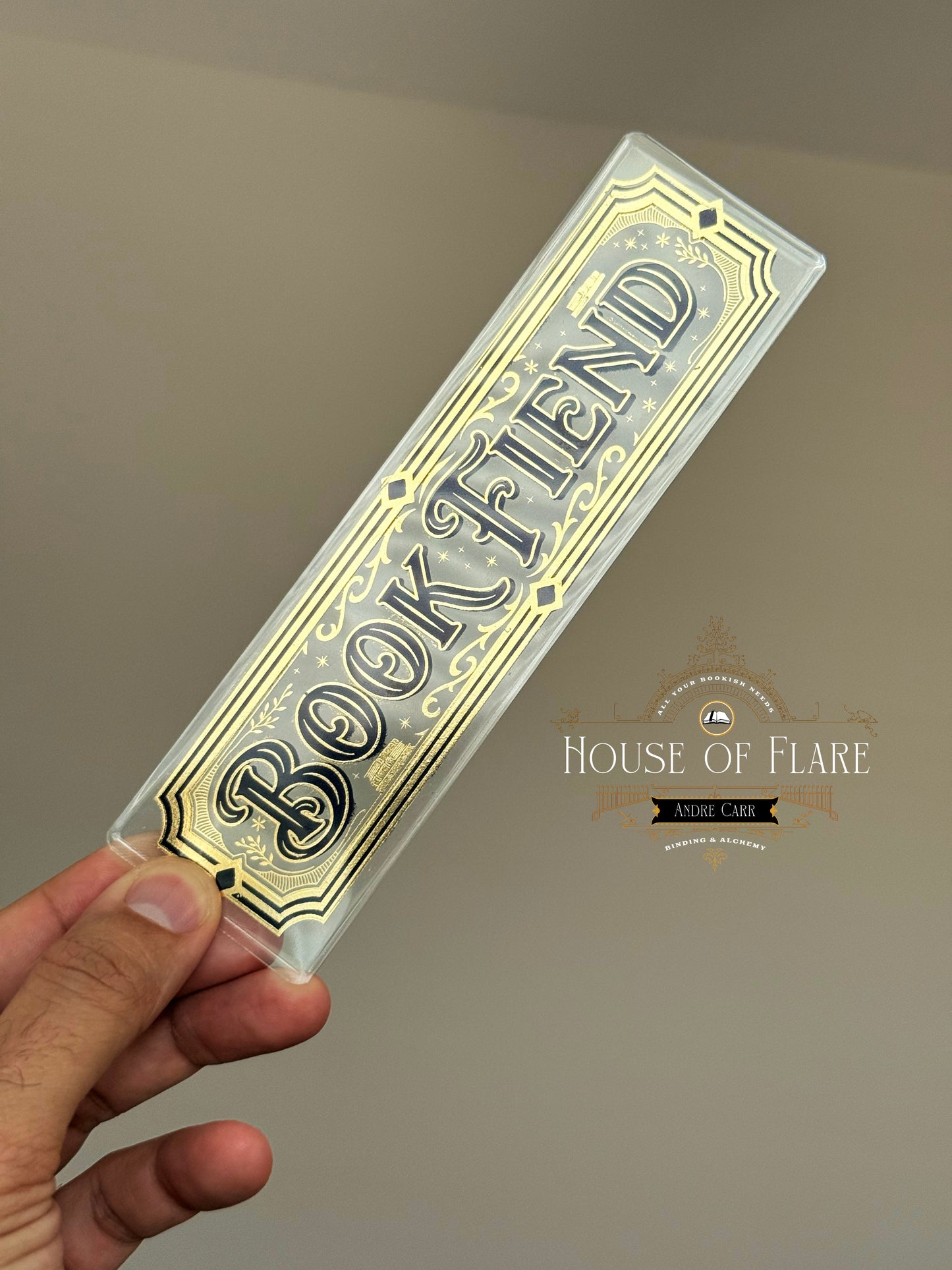 Book Fiend | Transparent Bookmarks