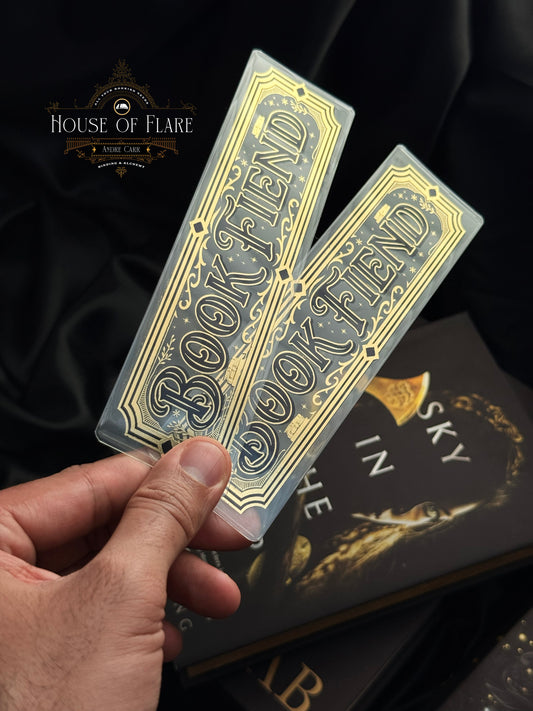 Book Fiend | Transparent Bookmarks