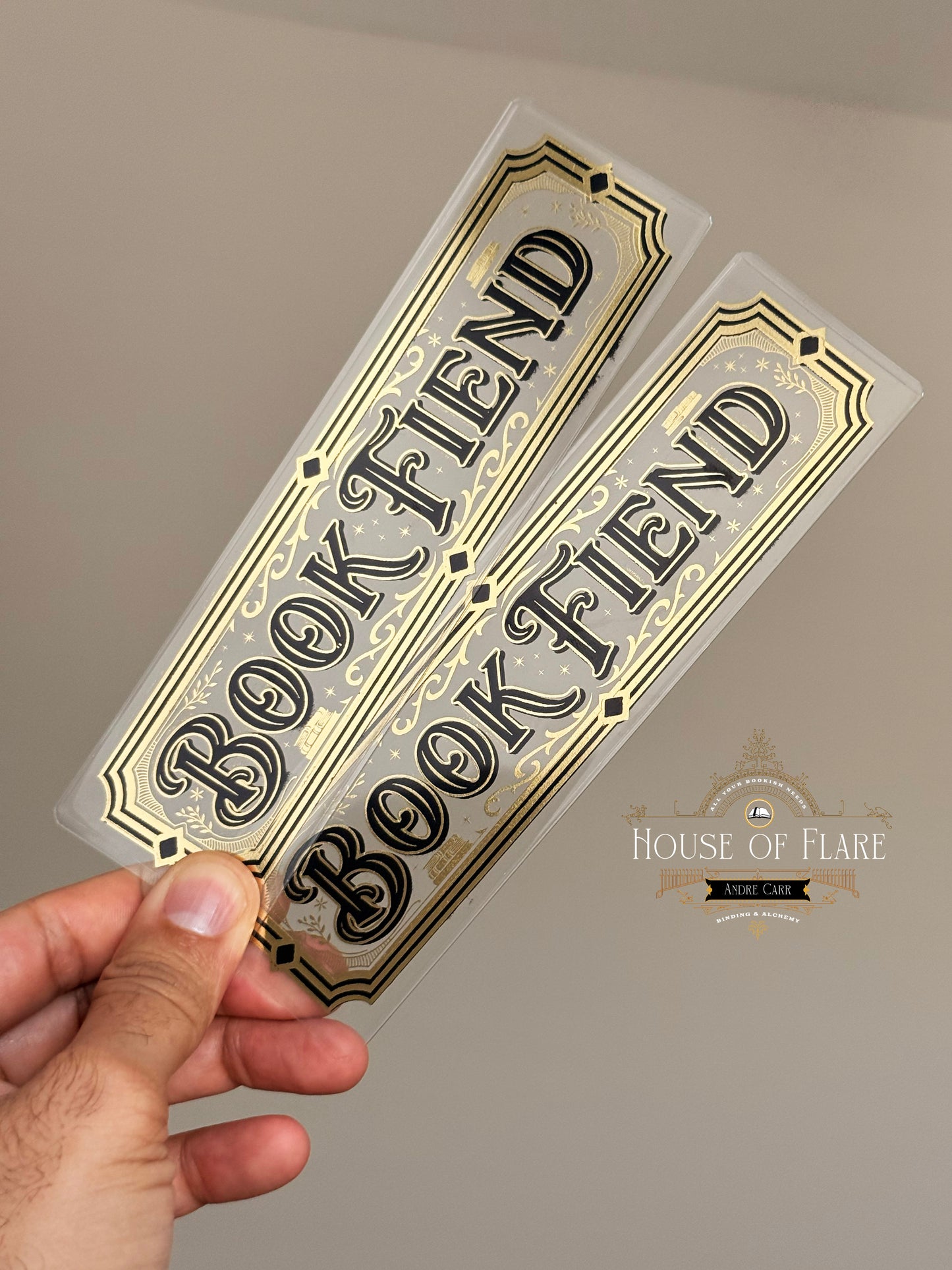 Book Fiend | Transparent Bookmarks