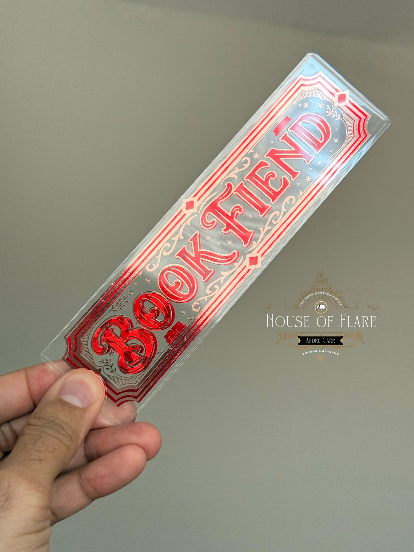 Book Fiend | Transparent Bookmarks