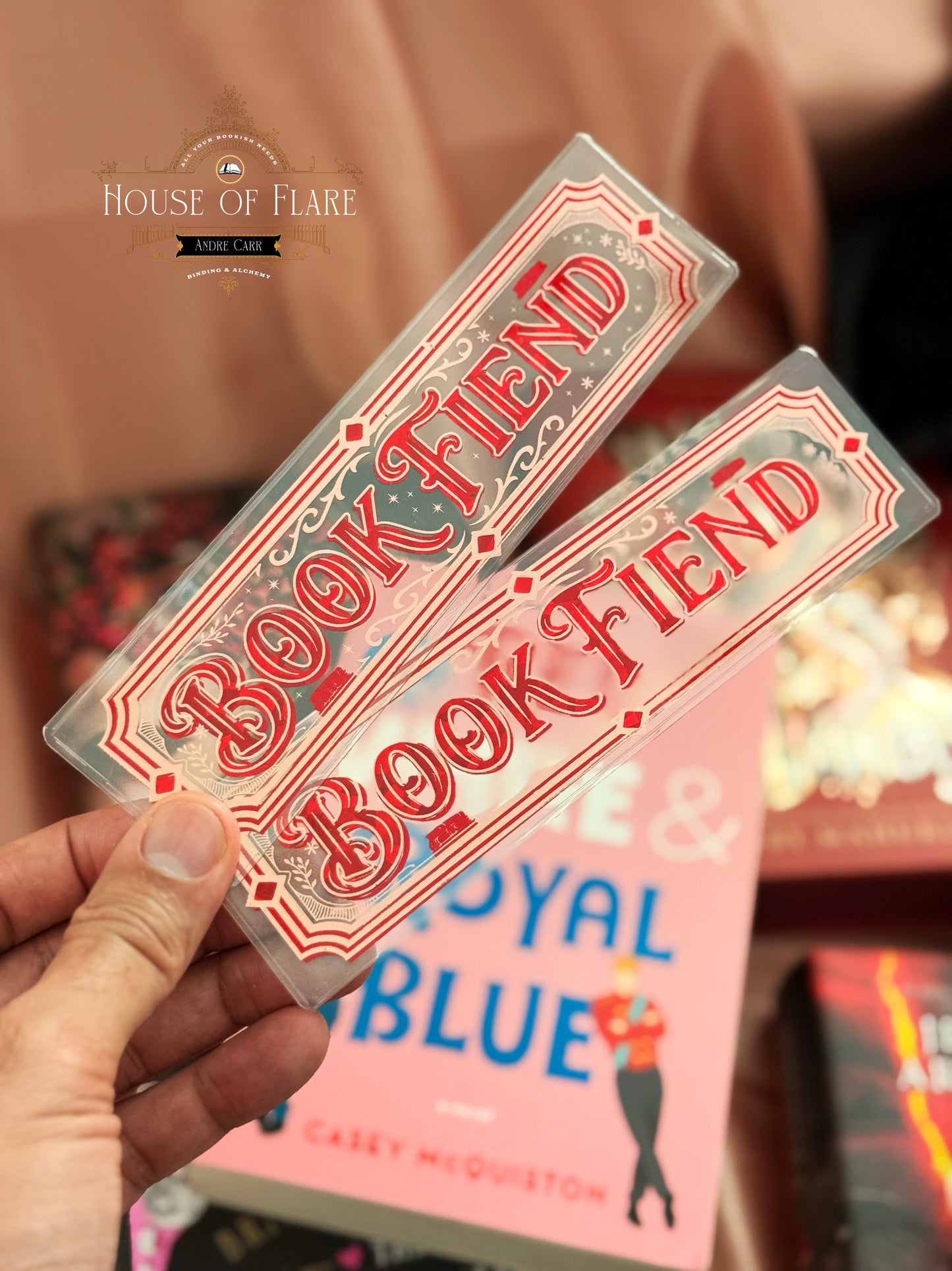 Book Fiend | Transparent Bookmarks