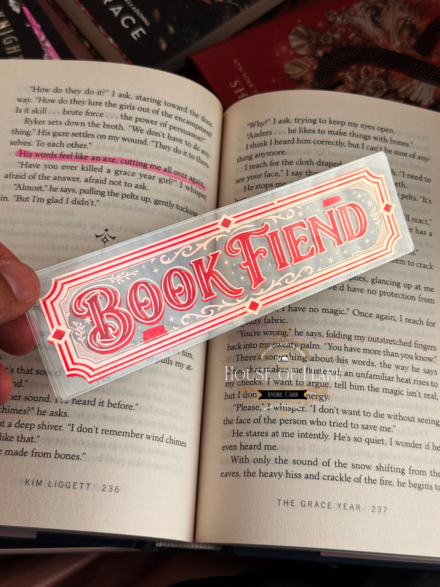 Book Fiend | Transparent Bookmarks