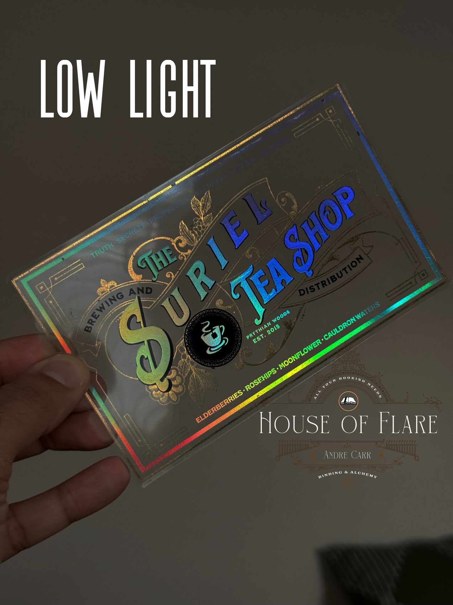 Court Invitations | Holographic Transparent Bookmarks