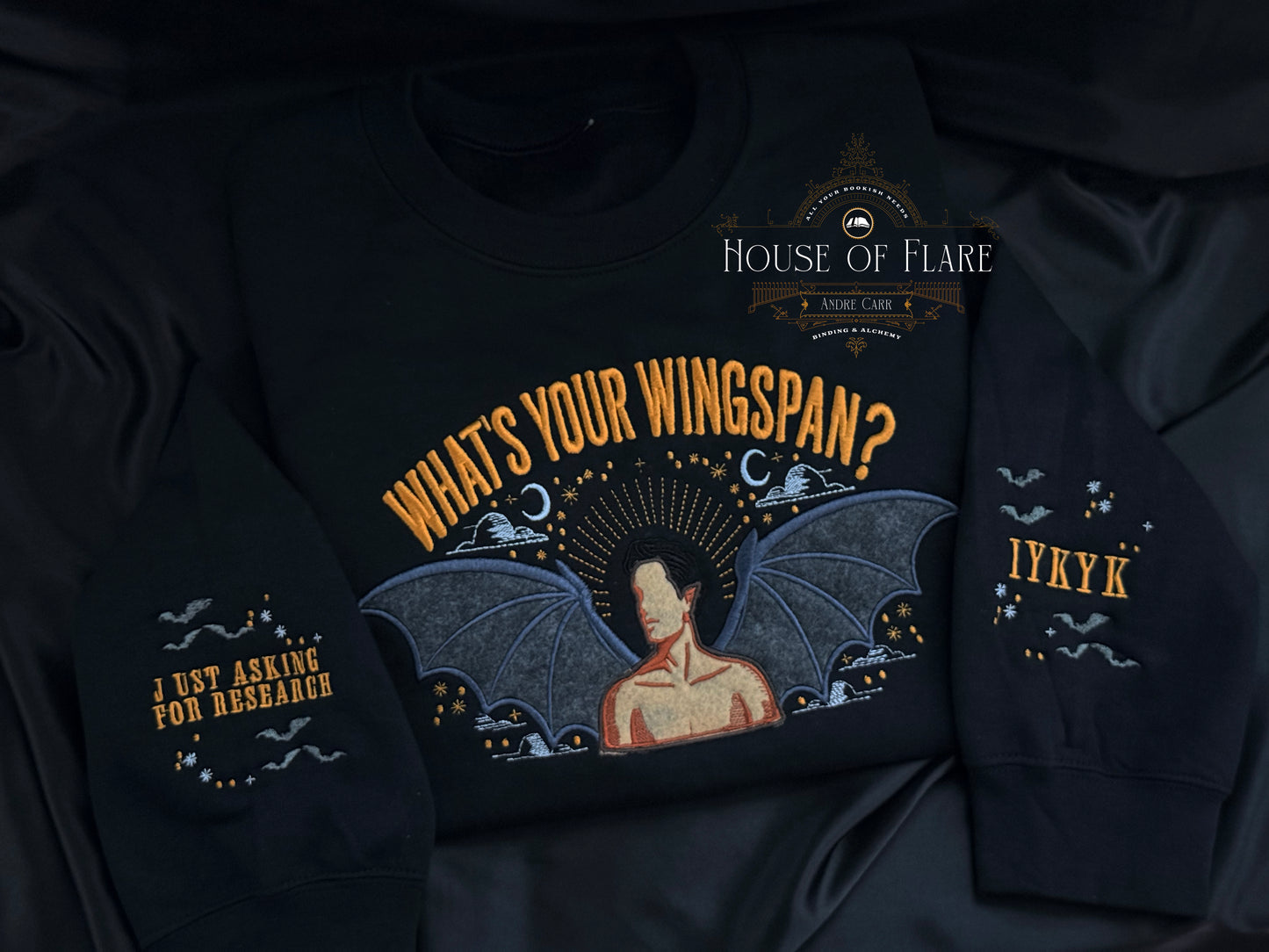 "Wingspan" - Sweater/Hoodie Embroidered Unisex