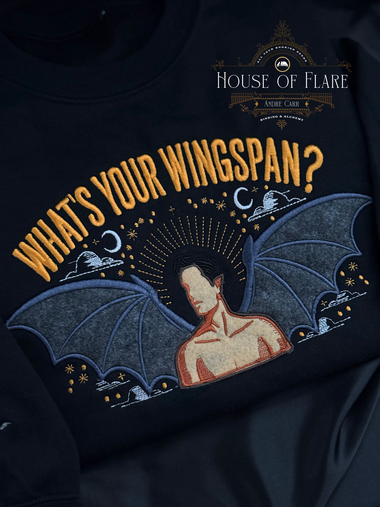 "Wingspan" - Sweater/Hoodie Embroidered Unisex