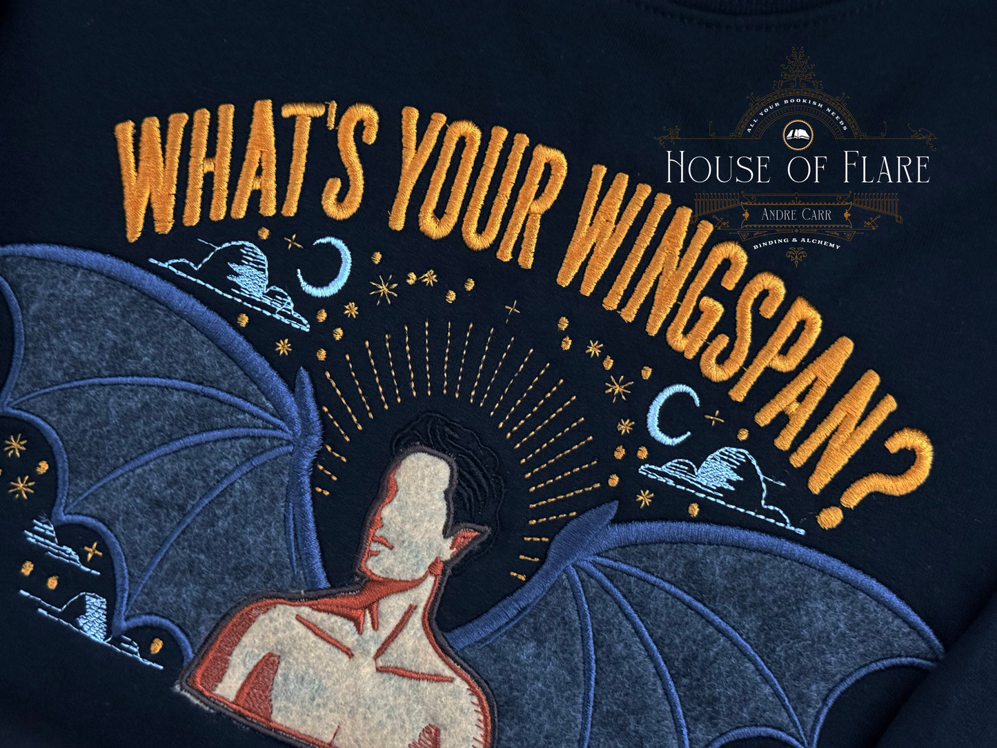 "Wingspan" - Sweater/Hoodie Embroidered Unisex