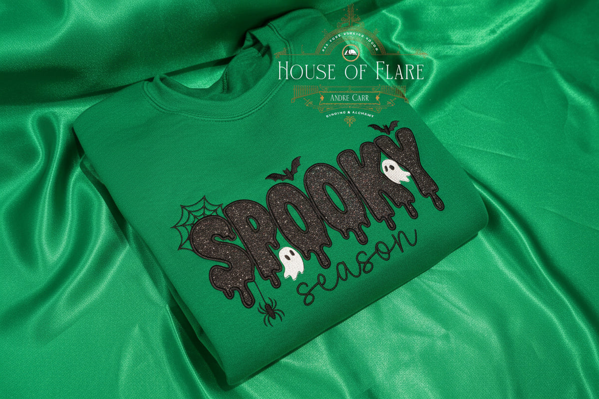 Spooky Season - Embroidered Appliqué Unisex Sweater