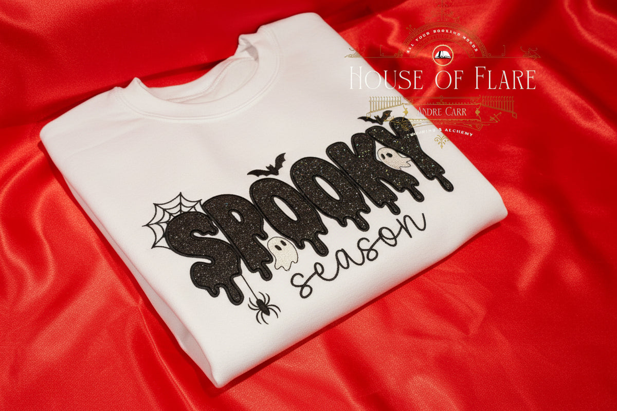 Spooky Season - Embroidered Appliqué Unisex Sweater