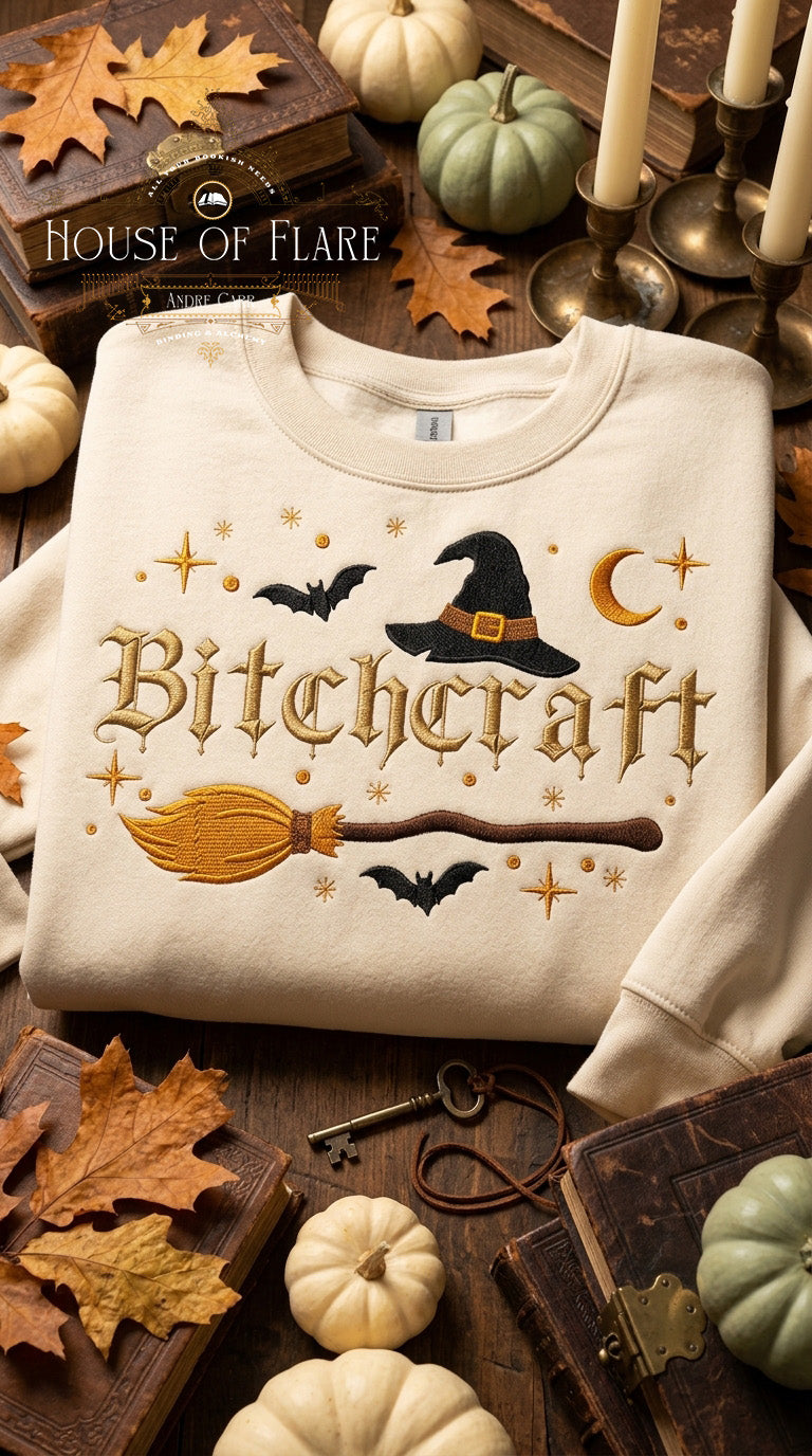 Bitchcraft - Embroidered Unisex Sweater