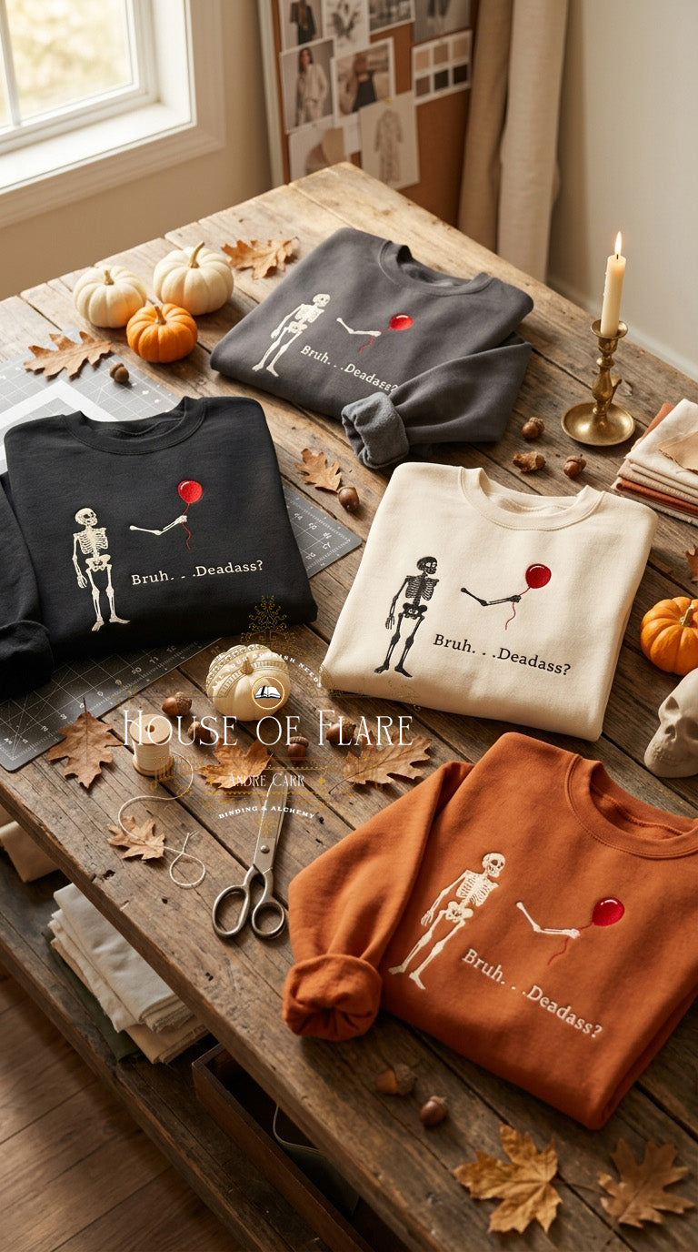 Bruh . . . Deadass? - Embroidered Unisex Sweater