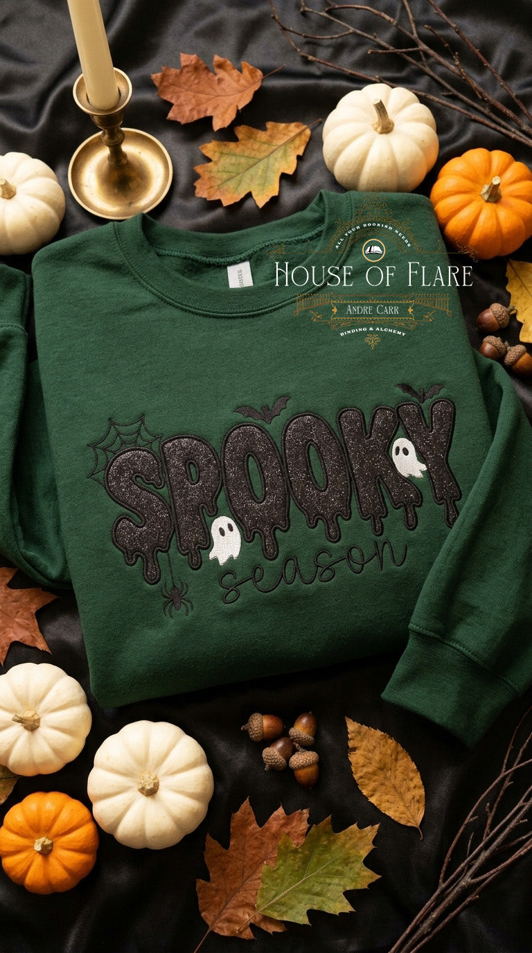Spooky Season - Embroidered Appliqué Unisex Sweater