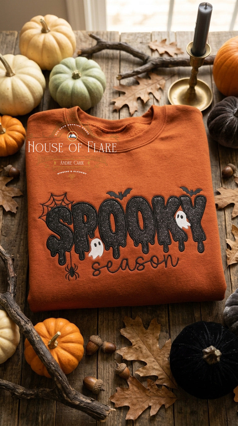 Spooky Season - Embroidered Appliqué Unisex Sweater