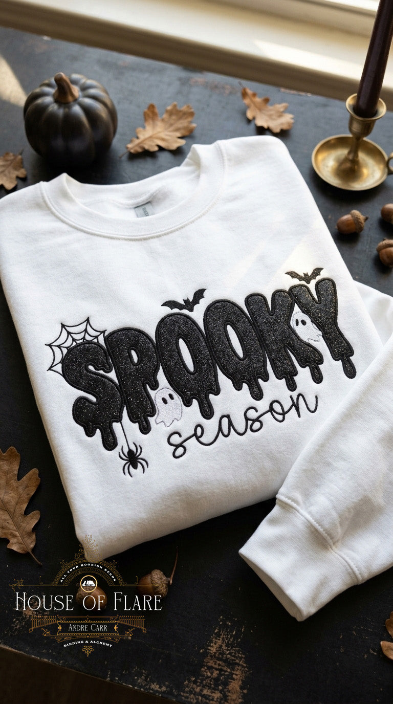 Spooky Season - Embroidered Appliqué Unisex Sweater