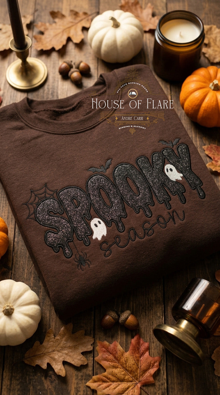 Spooky Season - Embroidered Appliqué Unisex Sweater