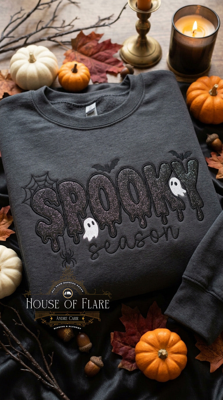 Spooky Season - Embroidered Appliqué Unisex Sweater