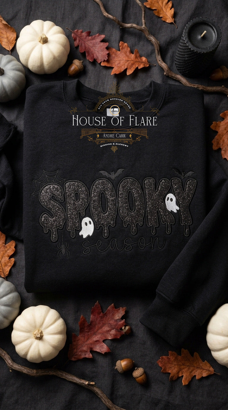 Spooky Season - Embroidered Appliqué Unisex Sweater