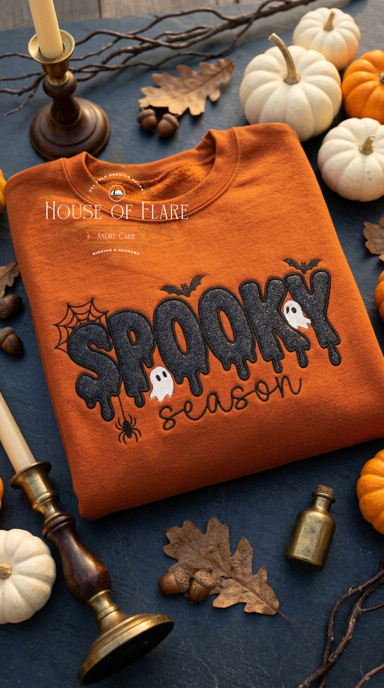 Spooky Season - Embroidered Appliqué Unisex Sweater