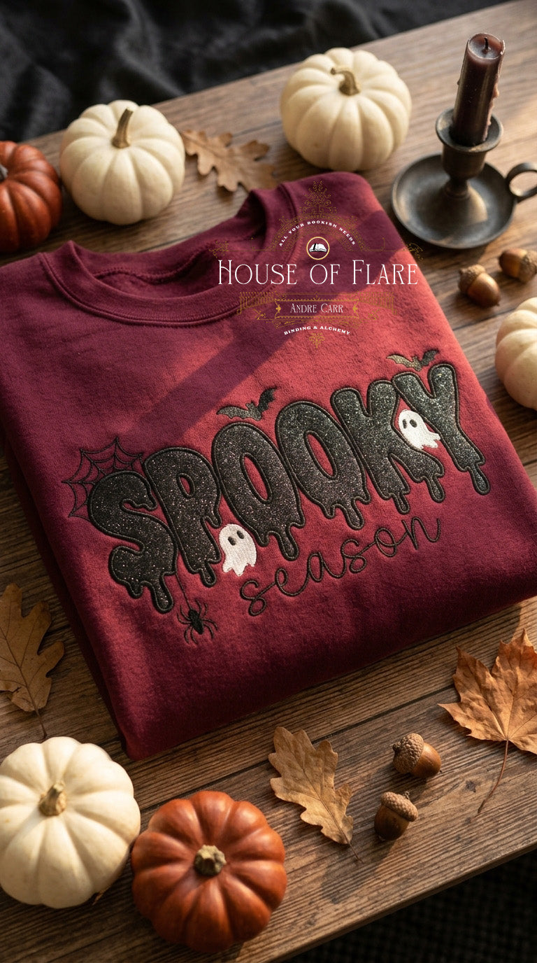 Spooky Season - Embroidered Appliqué Unisex Sweater