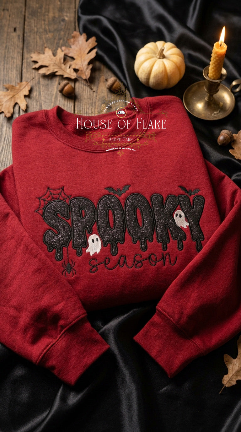 Spooky Season - Embroidered Appliqué Unisex Sweater