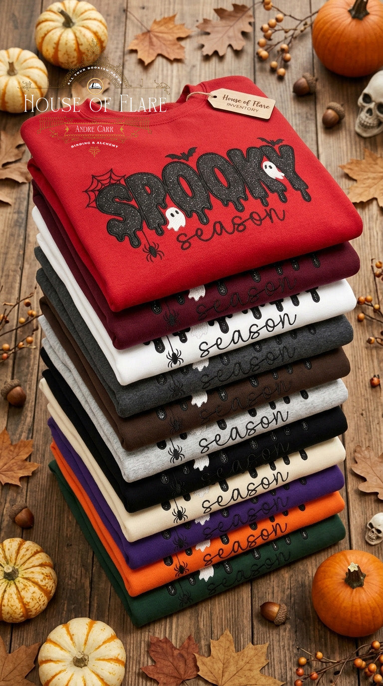 Spooky Season - Embroidered Appliqué Unisex Sweater