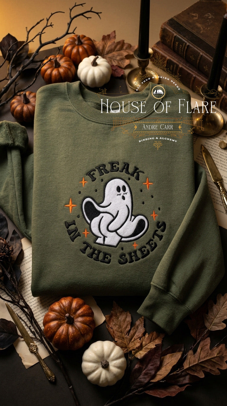 Freak in the Sheets - Embroidered Applique Unisex Sweater
