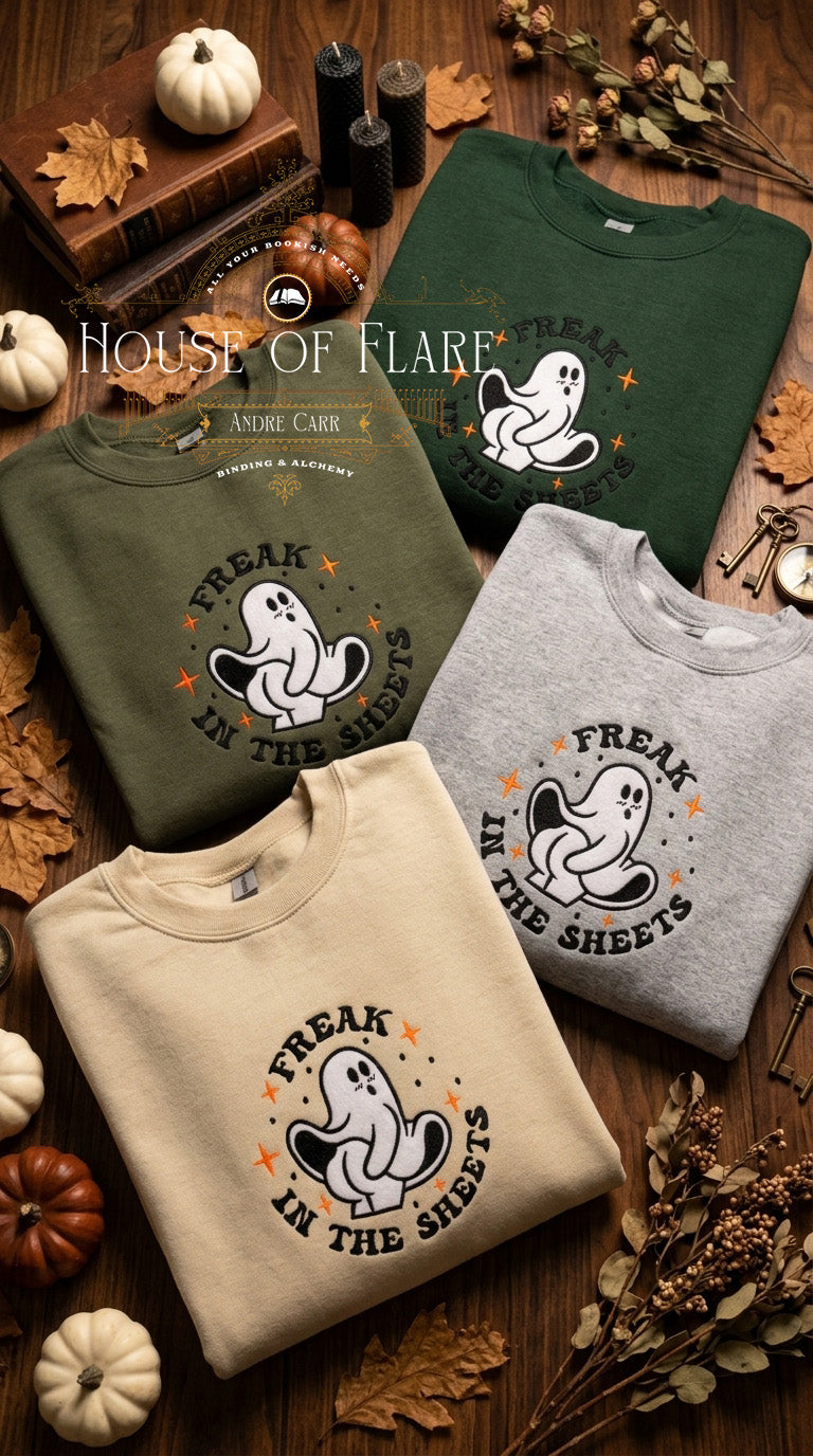 Freak in the Sheets - Embroidered Applique Unisex Sweater
