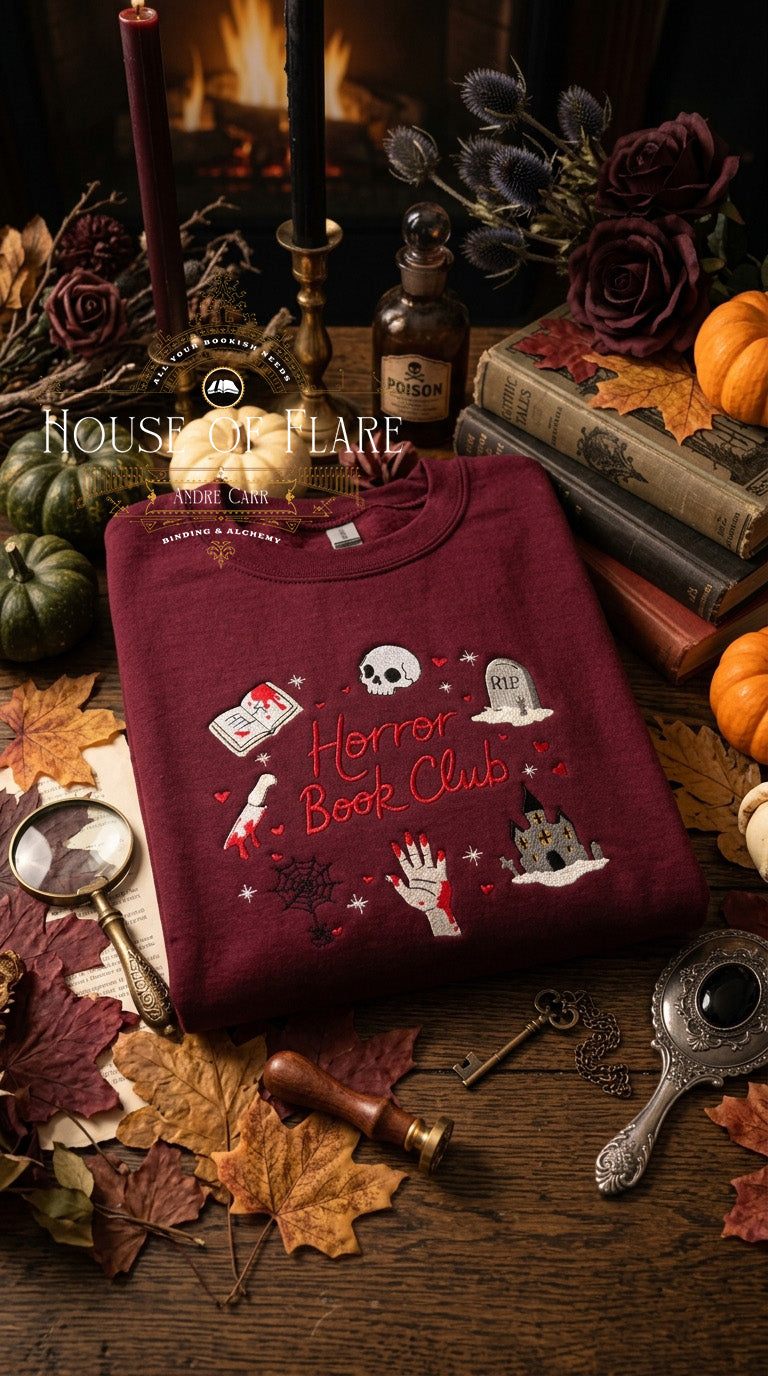 Horror Book Club - Embroidered Unisex Sweater