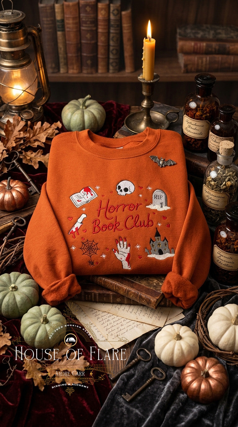 Horror Book Club - Embroidered Unisex Sweater